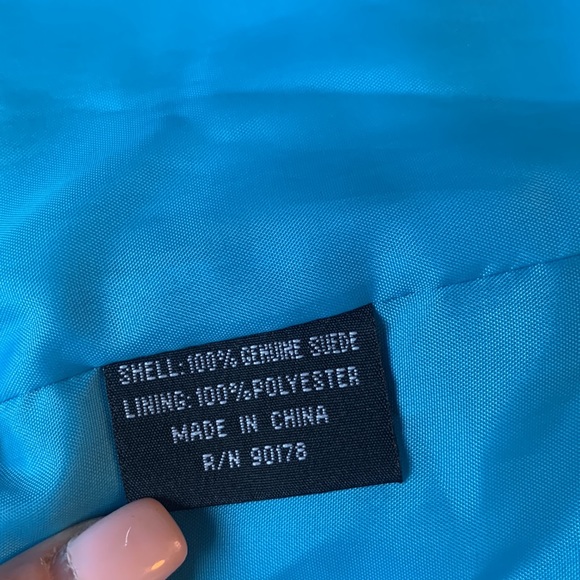 🤎Blue suede jacket - Picture 6 of 6